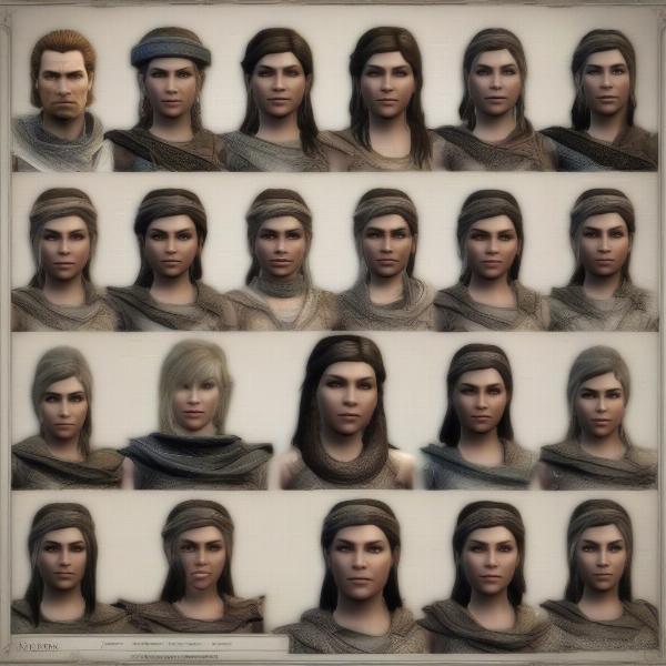 Character Creation in Skyrim Using the Creation Engine