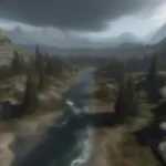 Skyrim's Landscape Rendered by the Creation Engine