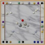 Solitaire Marble Game Starting Setup