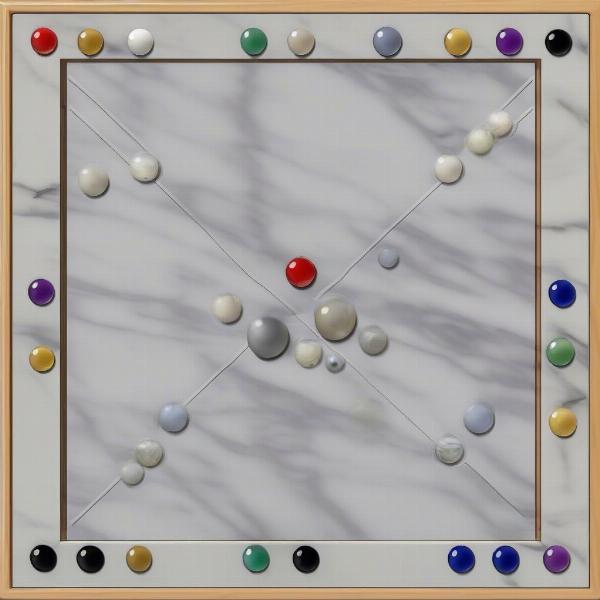 Solitaire Marble Game Starting Setup
