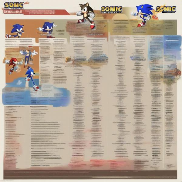 Comparing Different Sonic Games