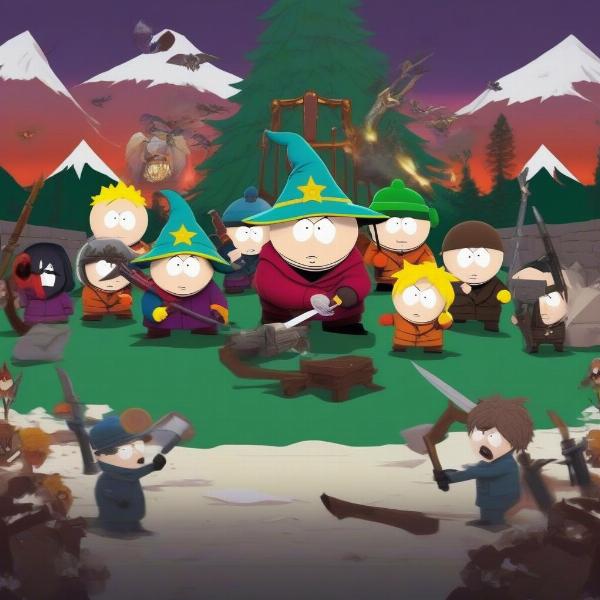South Park The Stick of Truth Hilarious Gameplay