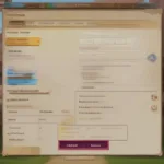 Navigating a Spanish Language Game Menu