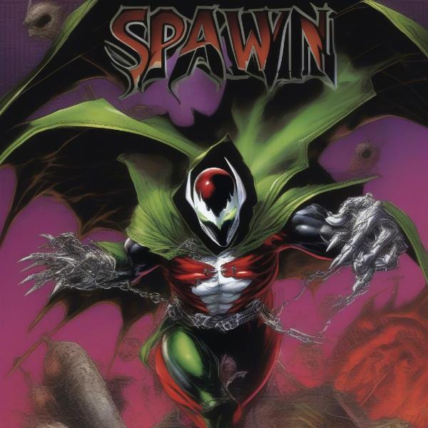 Spawn Comic Book Cover Art