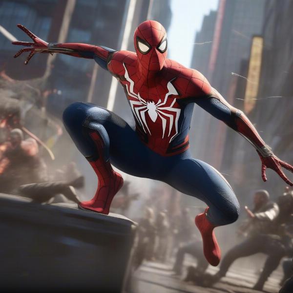 Spider-Man 2 New Game Plus Combat Scenario
