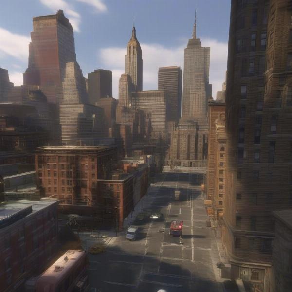 Spider-Man 2 Panoramic View of New York City