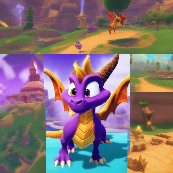 Spyro the Dragon: The Legend of Spyro Trilogy Wii Gameplay Screenshots