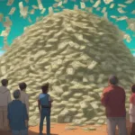 Squid Game Contestants and the Cash Prize Pile