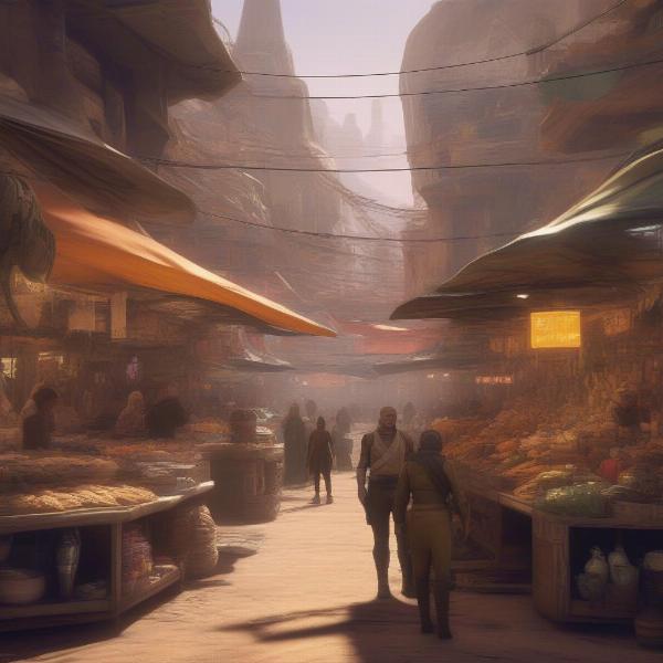 Star Wars Outlaws: Kay Vess Exploring the Game World