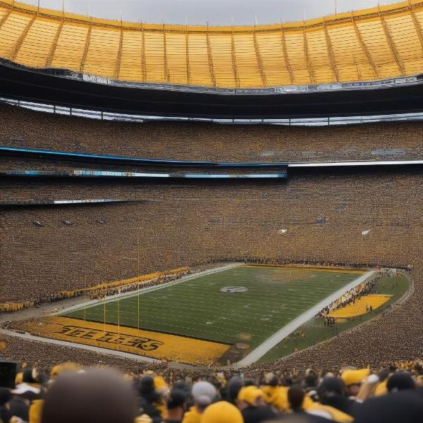 Steelers Fans at Stadium
