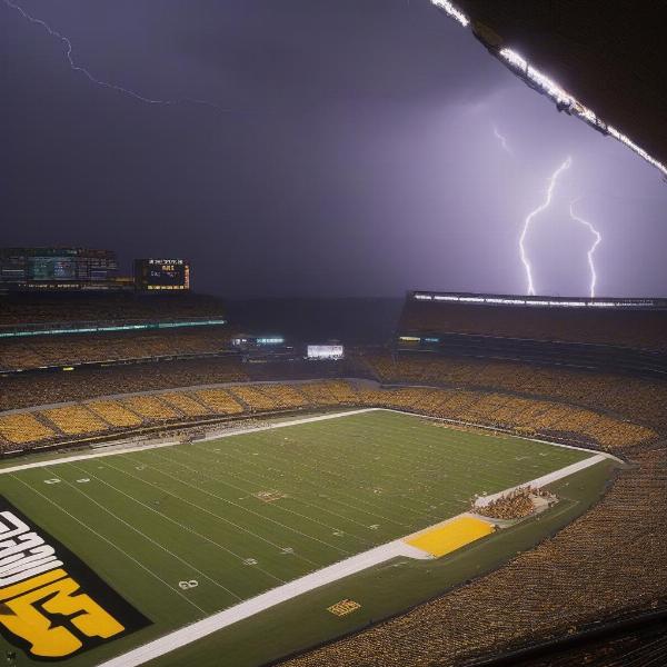 Steelers Game Delayed: Lightning Strike Near Stadium