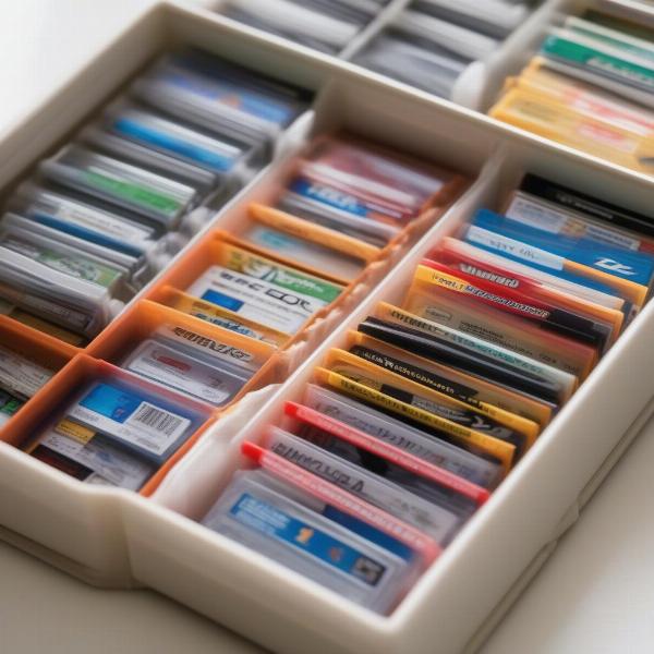 Storing Nintendo DS Games in Protective Cases to Prevent Dust and Damage