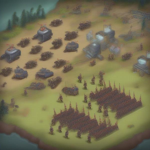 Strategy Game Units as Employees