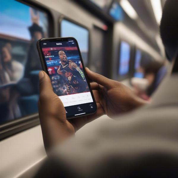 Streaming the All-Star Game on Mobile Device