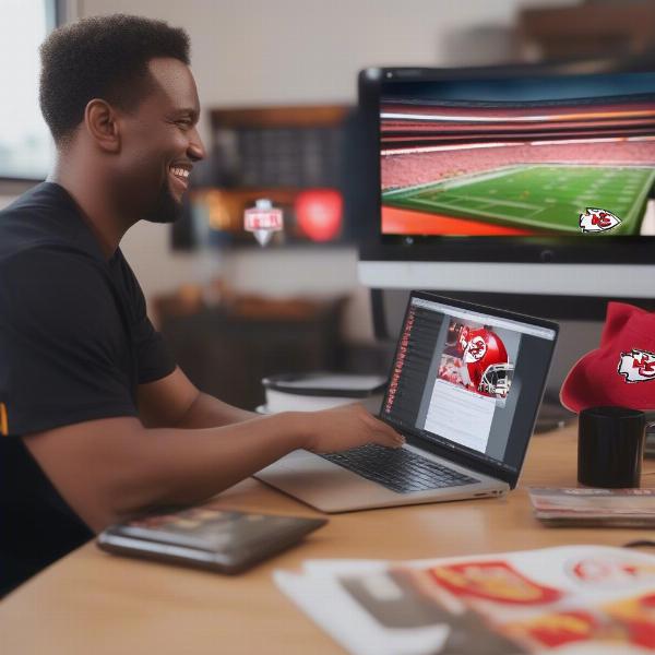 Streaming the Chiefs Game in Germany on a Laptop