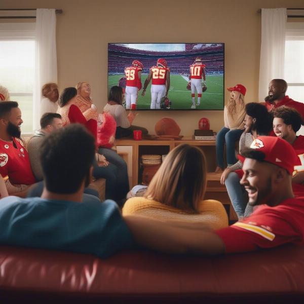 Streaming Chiefs Game with Friends