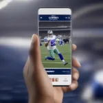 Watching Dallas Cowboys Game on Mobile Device