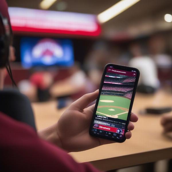Streaming Diamondbacks Games on a Phone