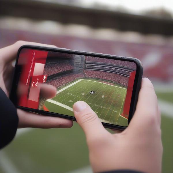 Streaming the Georgia Game on Mobile Device