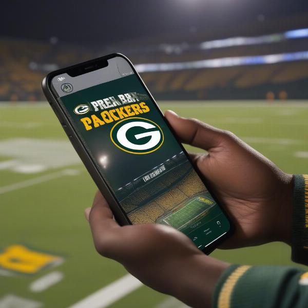 Streaming the Green Bay Packers Game on a Mobile Device