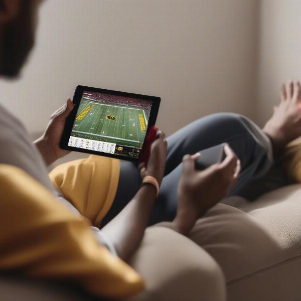 Streaming the Iowa Iowa State Game