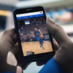 Streaming Mavericks Game on Smartphone While Commuting