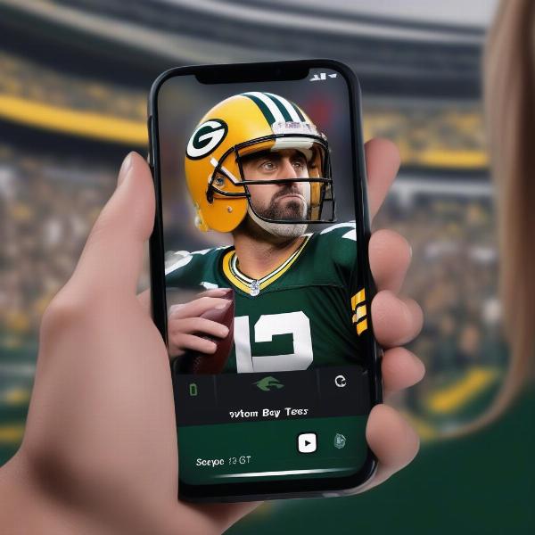 Streaming Packers Games on Mobile Device