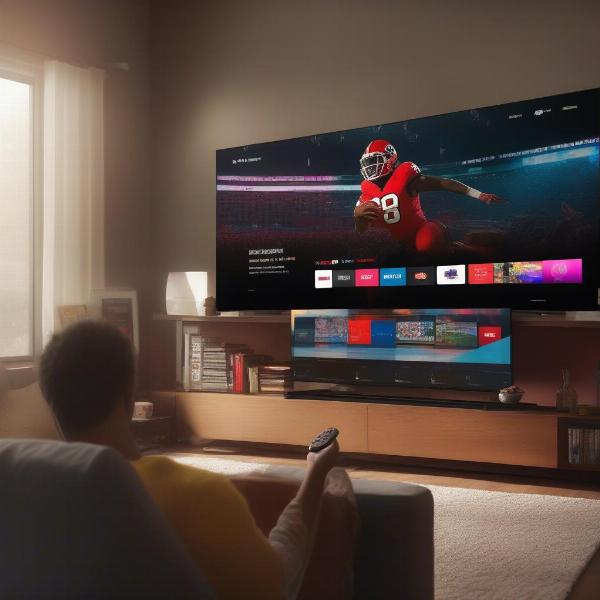 Streaming a UGA Game on a Smart TV