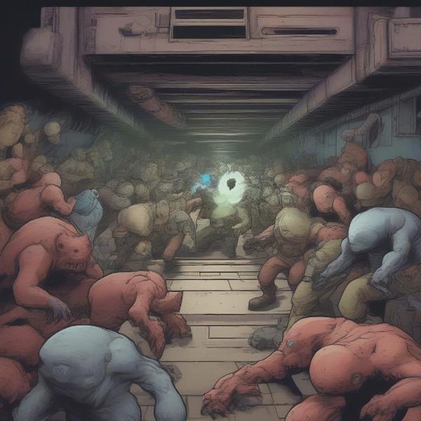 Survival Horror Game Highlighting Resource Scarcity and Fear