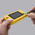 Inserting a Game Cartridge into Nintendo Switch Lite