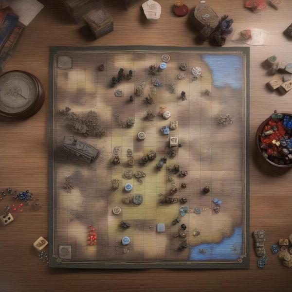 Tabletop Civil War Game Setup