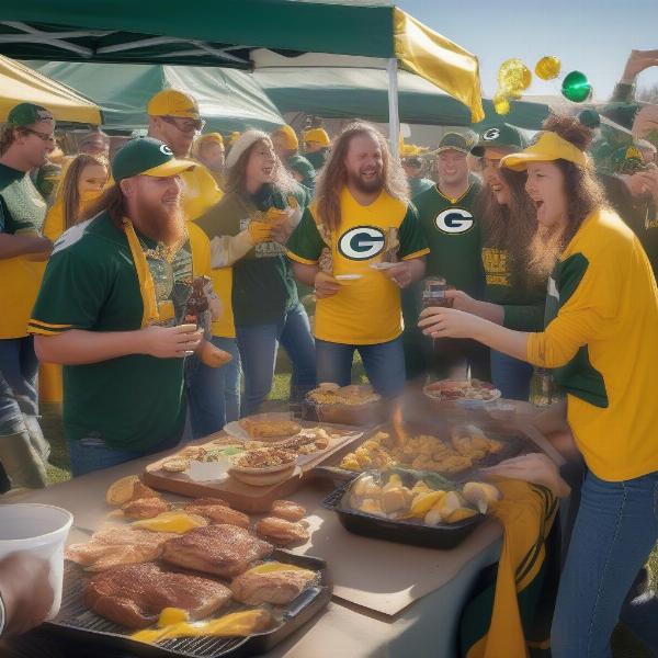 Tailgating at Lambeau Field:  Experiencing the Pre-Game Atmosphere