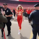 Taylor Swift Arriving at a Kansas City Chiefs Game