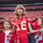 Taylor Swift at Chiefs Game with Family