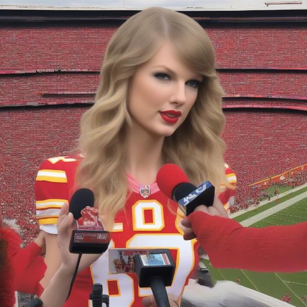 Media coverage of Taylor Swift's surprise attendance at the Chiefs game