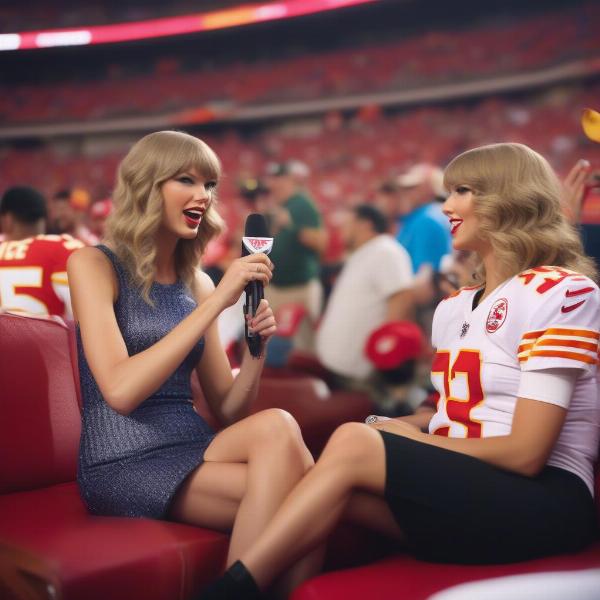Taylor Swift and Donna Kelce at the Chiefs Game