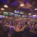 TCU Game at a Sports Bar