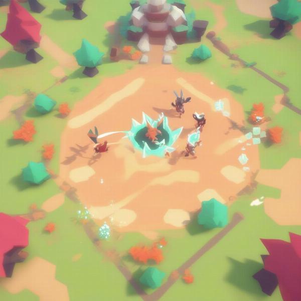 Temtem Android PvP Battle Screenshot