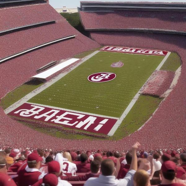Tennessee vs Alabama at Bryant-Denny Stadium