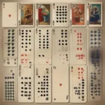 Tens card combinations totaling ten