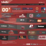 Popular Streaming Services for College Football