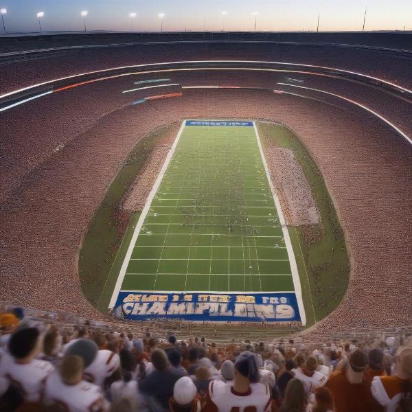 Attending a Texas High School Football State Championship Game at the Stadium