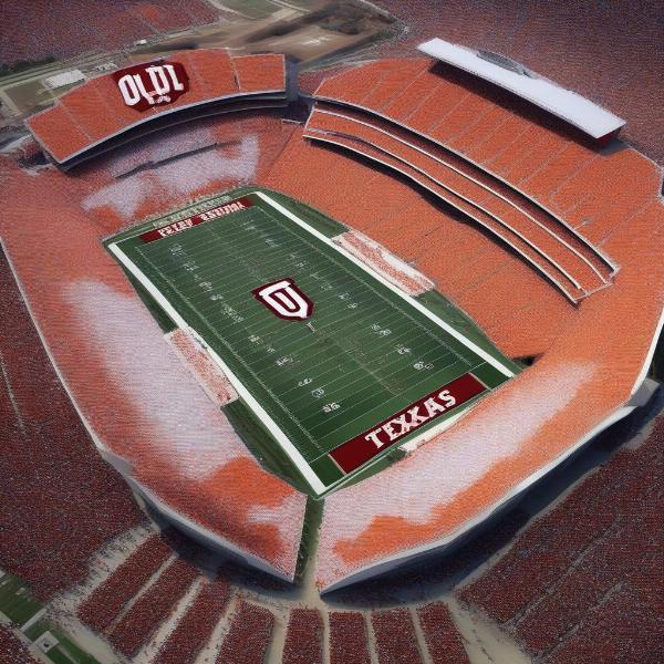 Texas OU Game at the Cotton Bowl: A Divided Stadium