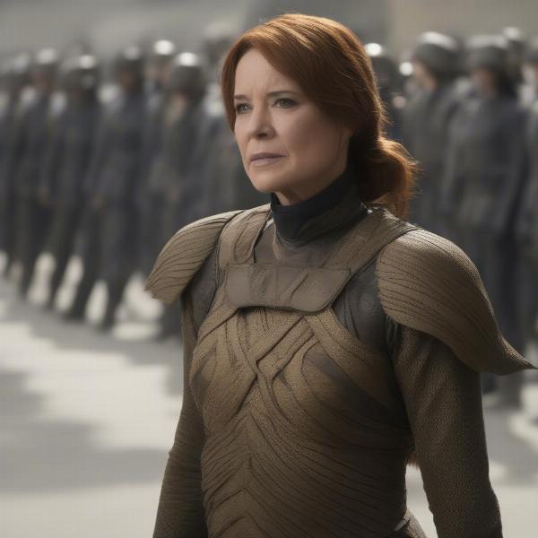 Eugenie Bondurant as Tigris in Mockingjay Part 2