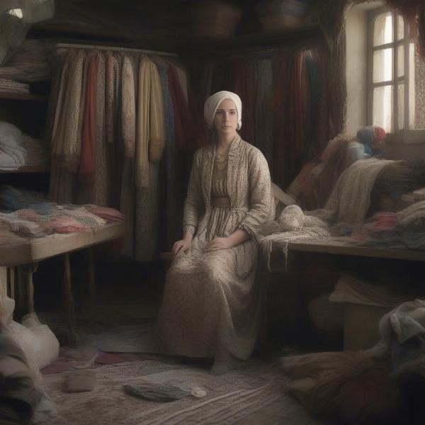 Tigris Returning to Her Dress Shop