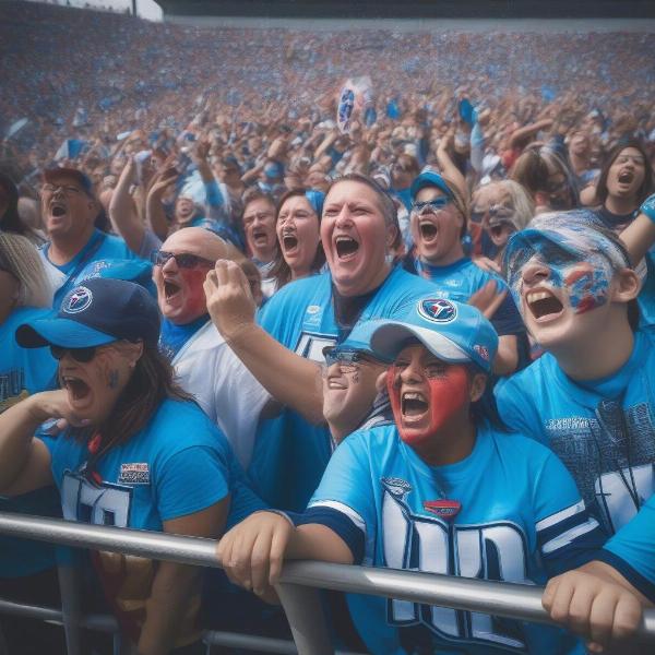 Tennessee Titans Fans Cheering