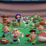 Toy Story Characters Playing Football - Fan Art