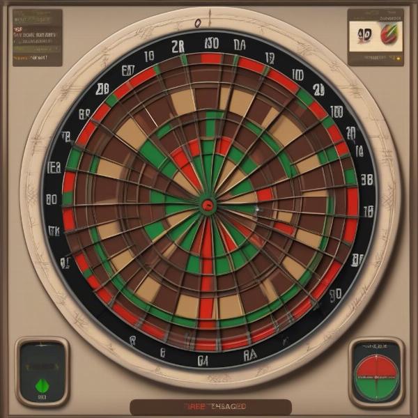 Hitting the Triple 20 in Game Pigeon Darts