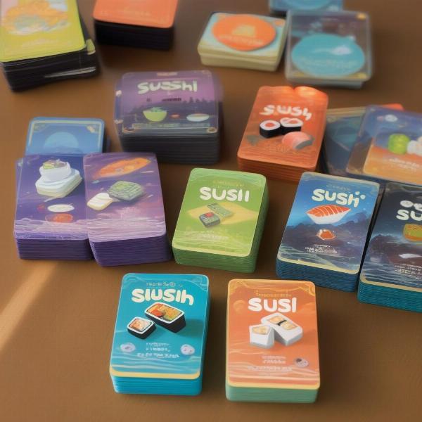 Selection of modern card games perfect for two players.