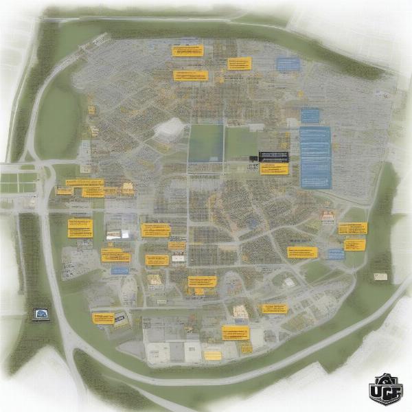UCF Football Game Parking Map and Guide